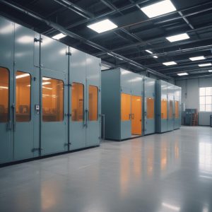Покраcочные кабины и сушильные камеры в составе промышленного оборудования от производителя